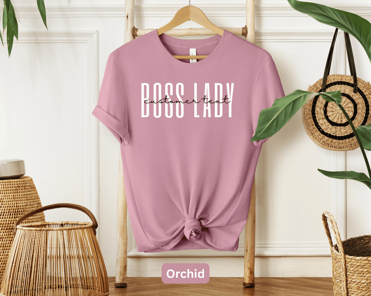 Boss Lady Personalized T-Shirt: Entrepreneur Women Shirt, Empowered Woman, Lady Boss, Business Owner, Girl Power, Leadership, Gift for Her