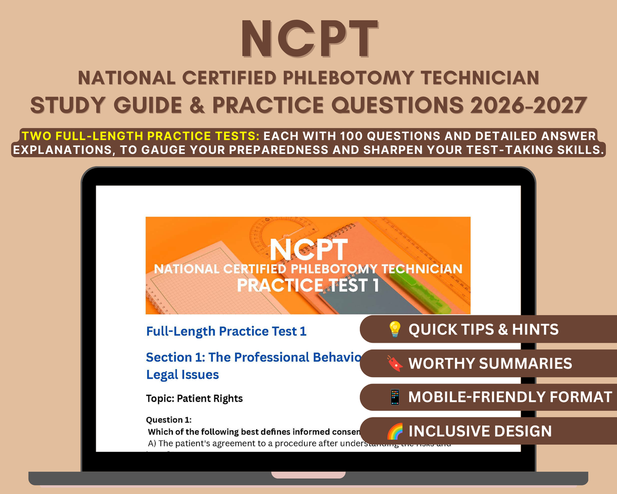 NCPT Exam Study Guide 2026-2027