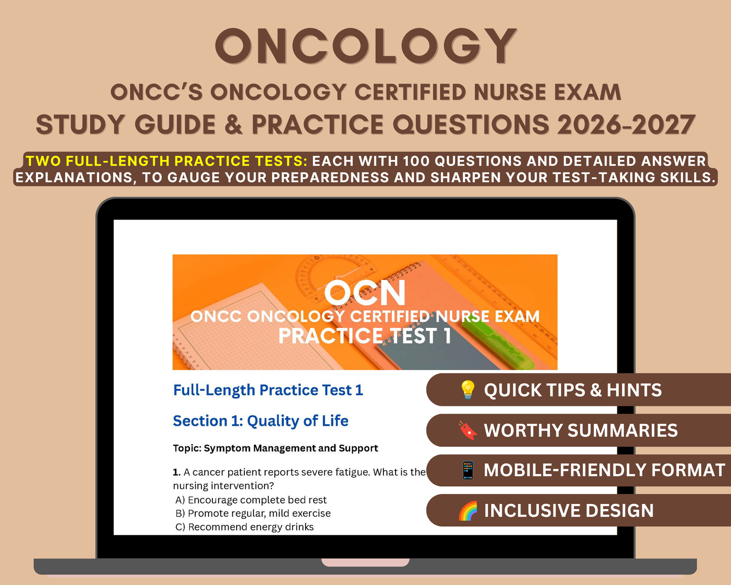 ONCC's Oncology Certified Nurse Test Study Guide 2026-2027