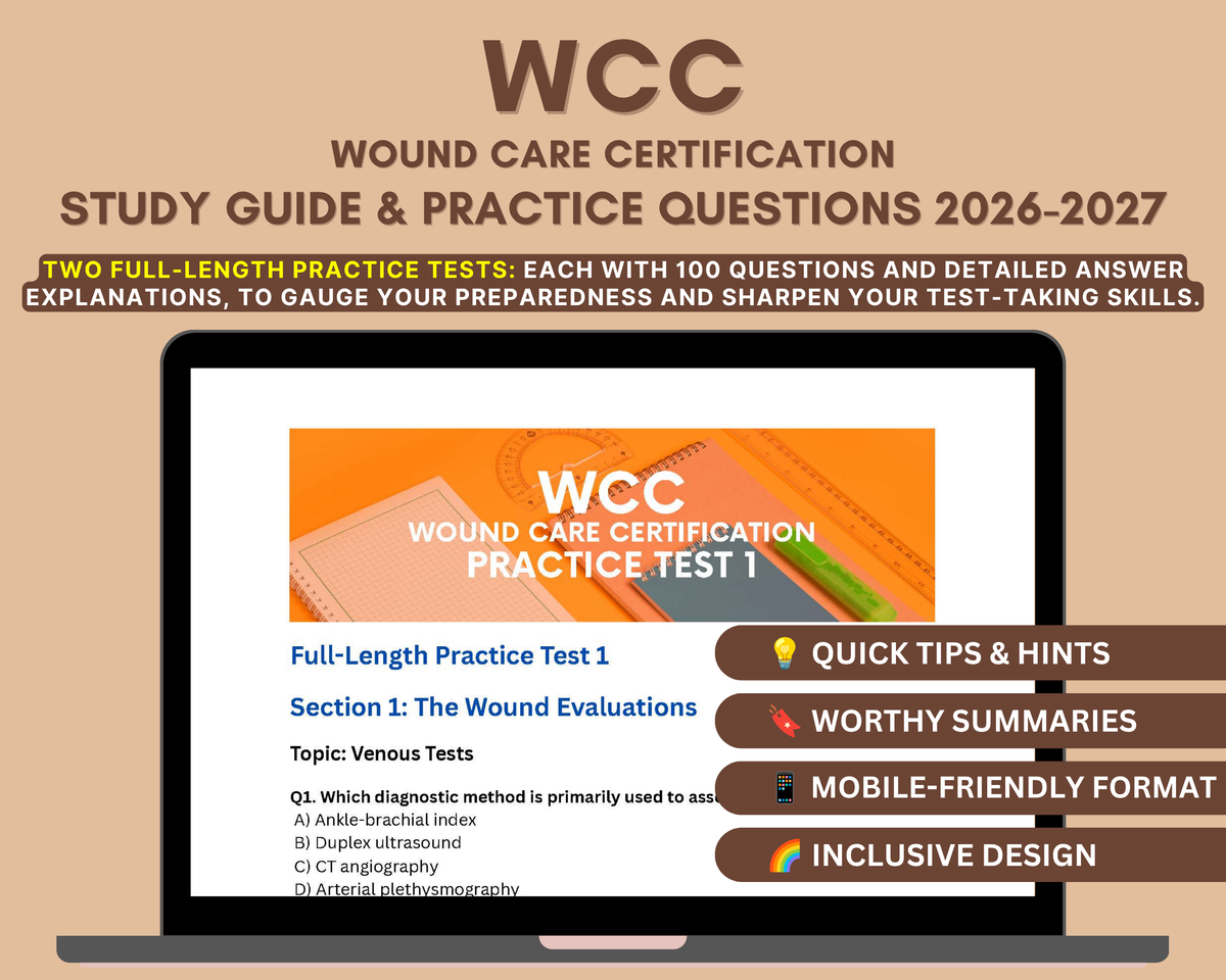 WCC Exam Study Guide 2026-2027
