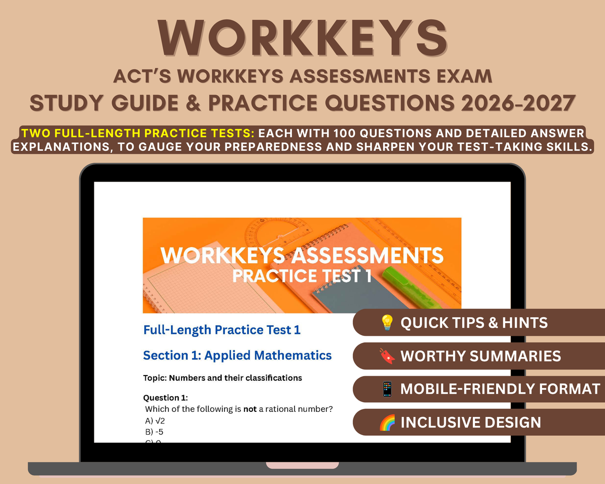 WorkKeys Study Guide 2026-2027