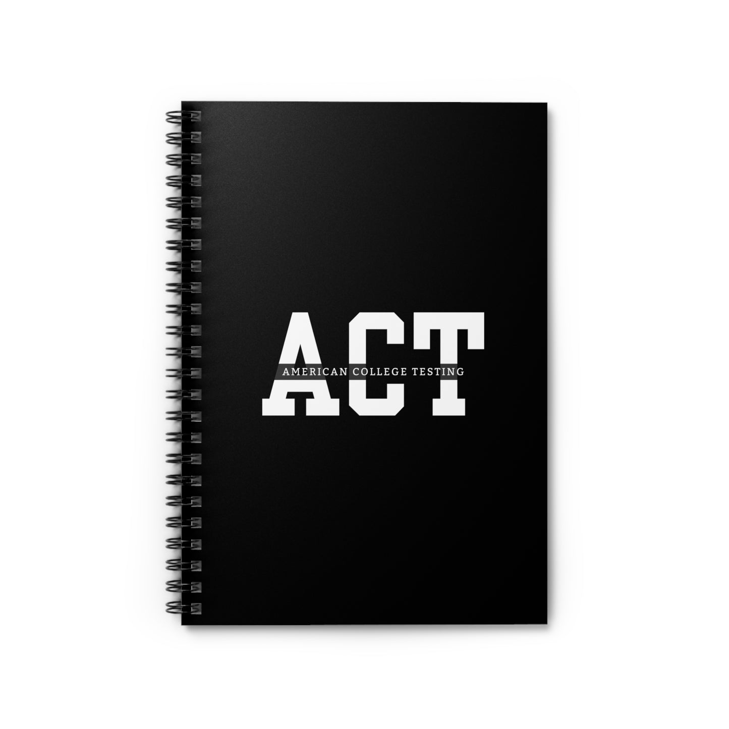 ACT Exam Prep Notebook - American College Testing Study Journal, Ruled Line