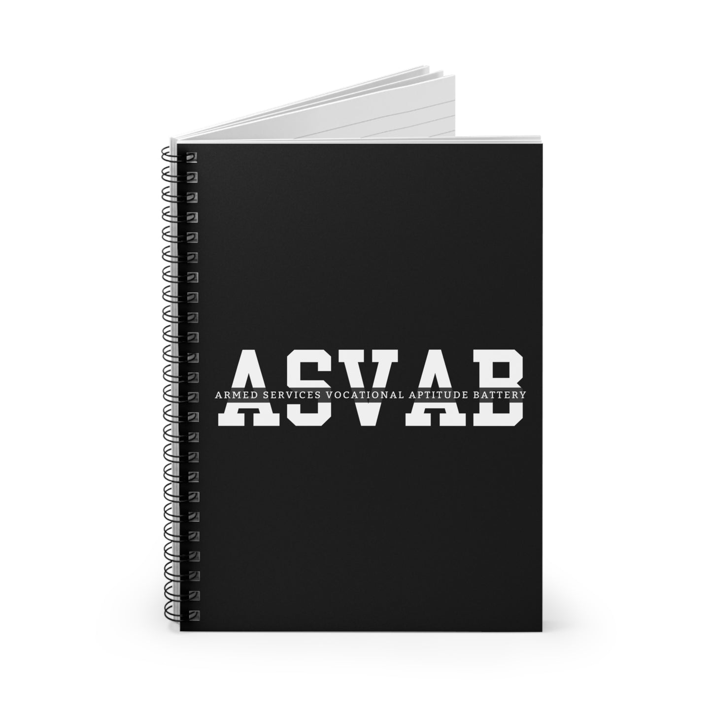 ASVAB Prep Notebook - Armed Services Vocational Aptitude Battery Study Journal