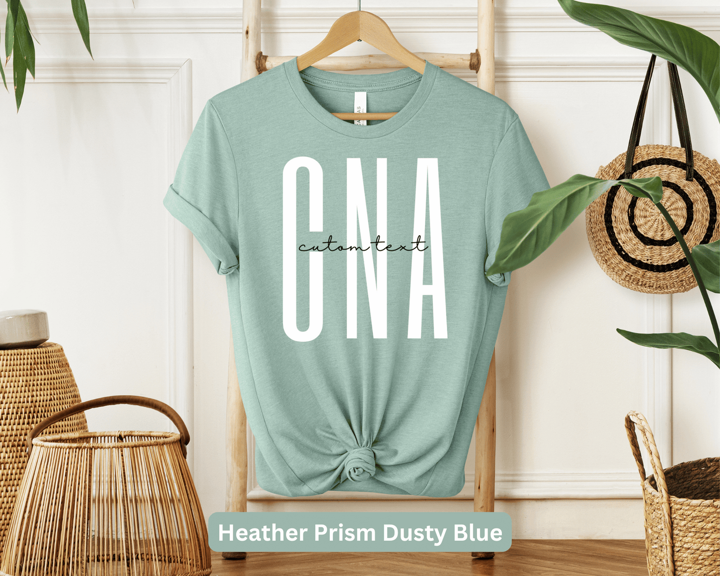 Certified Nursing Assistant CNA (Custom Name) Personalized T-Shirt - Custom CNA Gift - Healthcare Support Tee - Professional Apparel