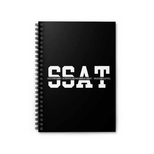SSAT Middle Level Prep Notebook - Secondary School Admission Test Study Journal