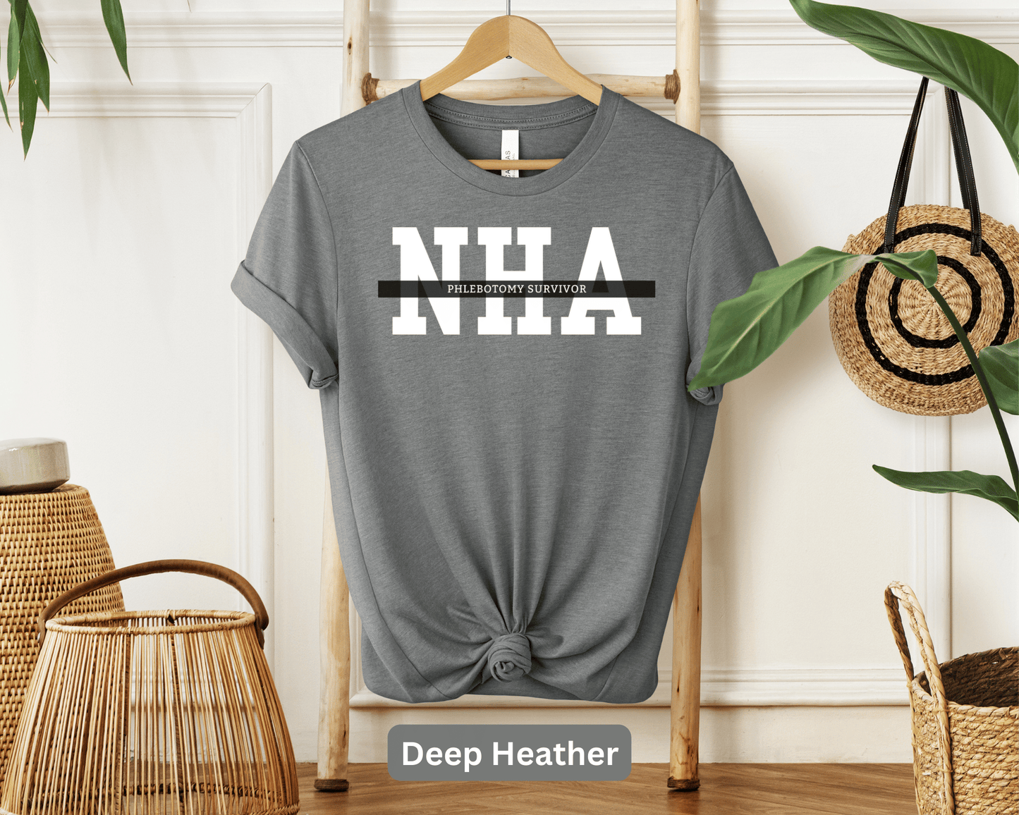 NHA Survivor T-Shirt | Nursing Home Administrator Exam Tee | Healthcare Management Success | Long-Term Care Leader Gift | Facility Director