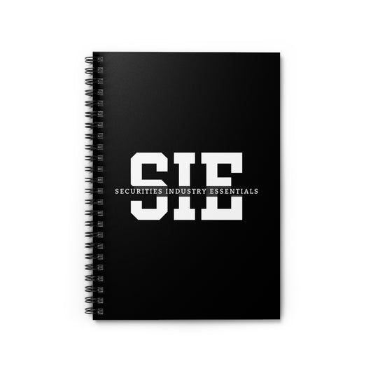 SIE Exam Prep Notebook - Securities Industry Essentials Study Journal, Ruled Line