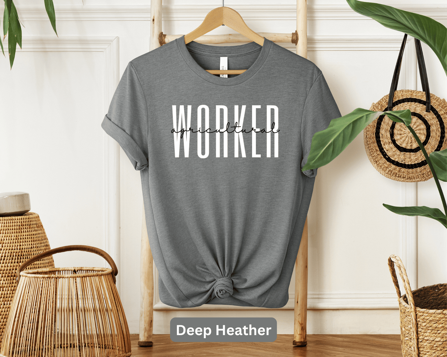 Agricultural Worker Shirt - Farm Laborer Tee - Gift for Farmers - Inspirational Farming Shirt - Agriculture Support Apparel