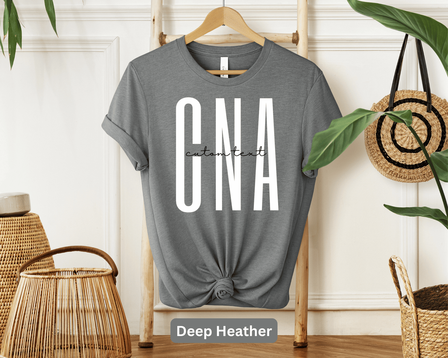 Certified Nursing Assistant CNA (Custom Name) Personalized T-Shirt - Custom CNA Gift - Healthcare Support Tee - Professional Apparel