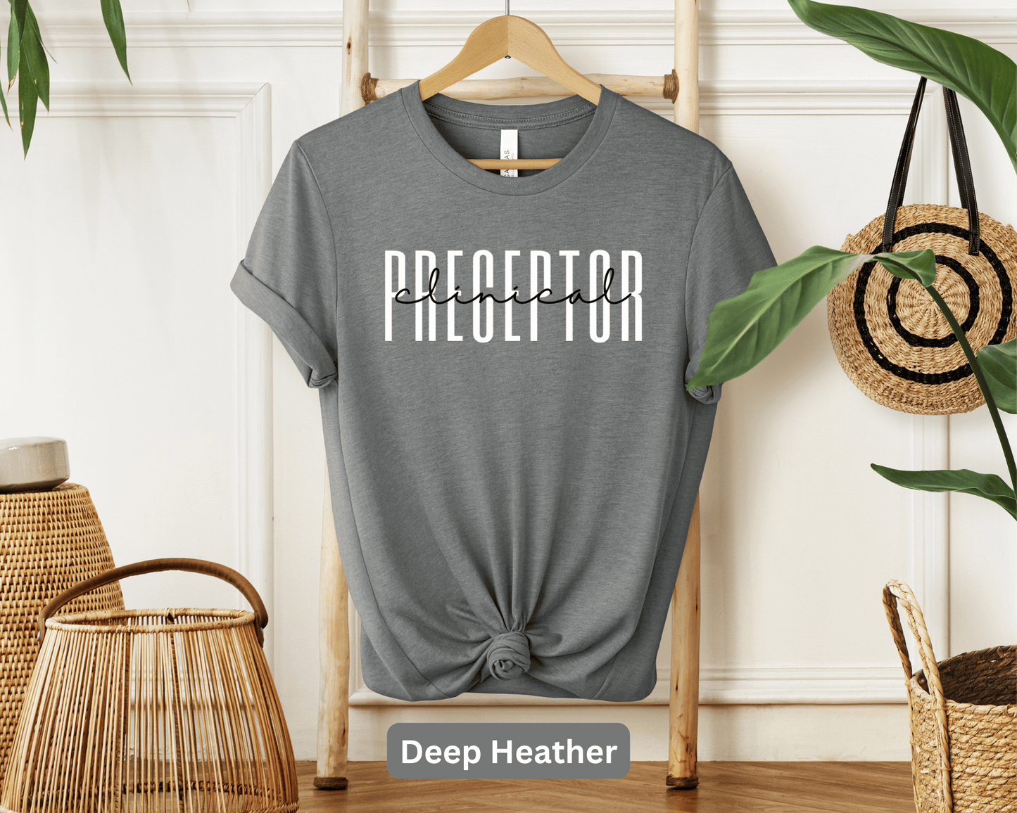 Clinical Preceptor T-Shirt - Mentor Tee - Gift for Clinical Preceptors - Inspirational Healthcare Shirt - Professional Apparel