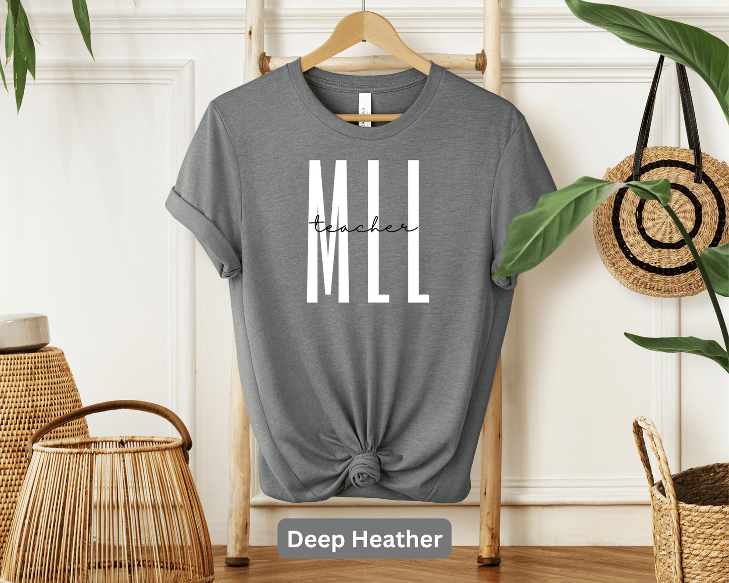 MLL Teacher T-Shirt: Multilingual Learner Educator Tee, Language Development Shirt, ESL Specialist, Bilingual Instructor, Language Advocate