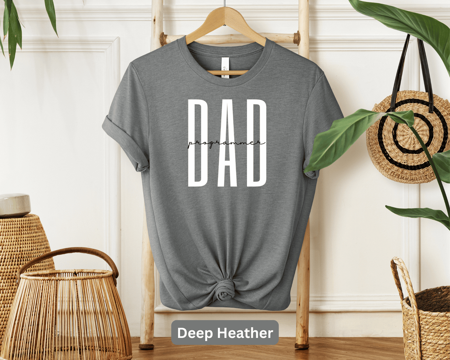 Programmer Dad: Coding Father Tee, Software Developer Shirt, Tech Geek Top, Computer Programmer Apparel, Fathers Day Coding Gift