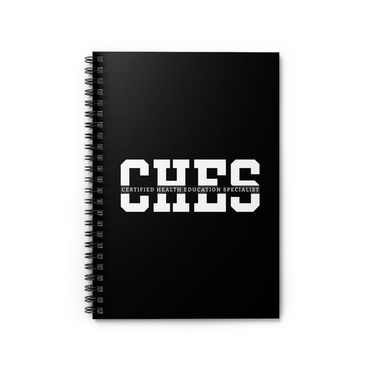 CHES Exam Prep Notebook - Certified Health Education Specialist Study Journal, Ruled Line