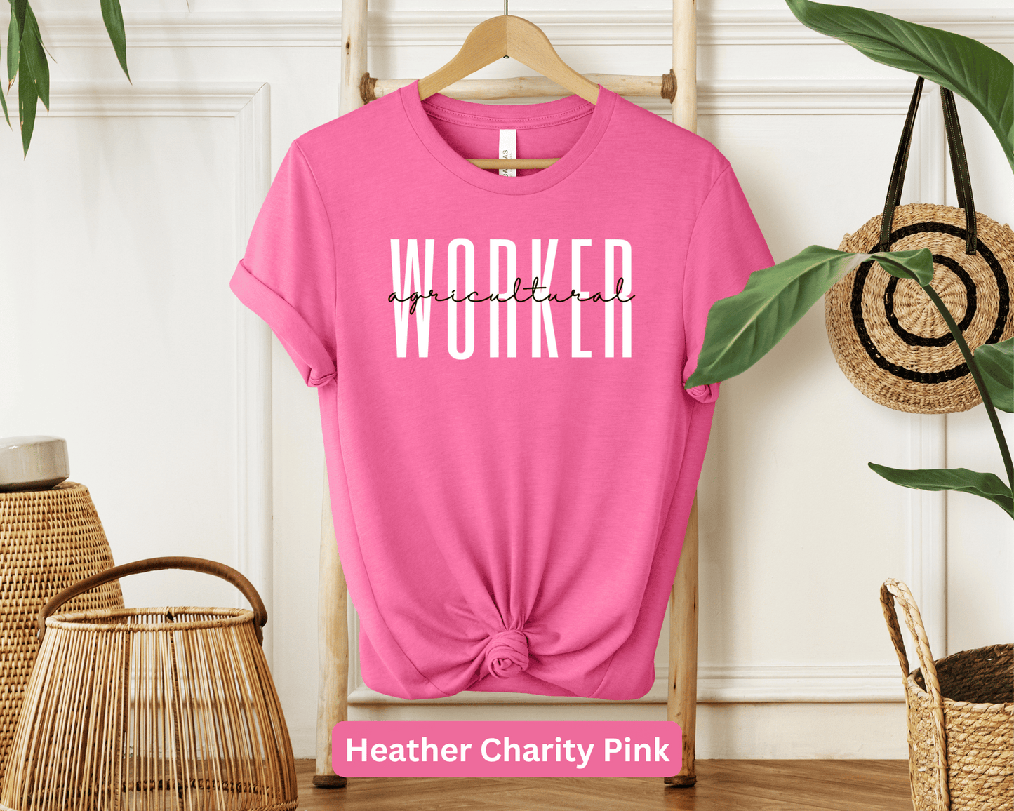 Agricultural Worker Shirt - Farm Laborer Tee - Gift for Farmers - Inspirational Farming Shirt - Agriculture Support Apparel