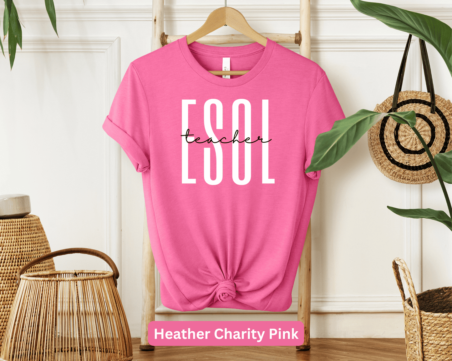 ESOL Teacher Shirt: Language Educator Shirt, Multilingual Instructor, ESL Specialist, Bilingual Education, Language Mentor, Teaching Expert