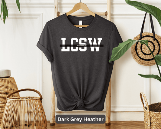 LCSW Exam Prep T-Shirt - Ace Your Social Work Test with Inspirational LCSW Candidate Gear