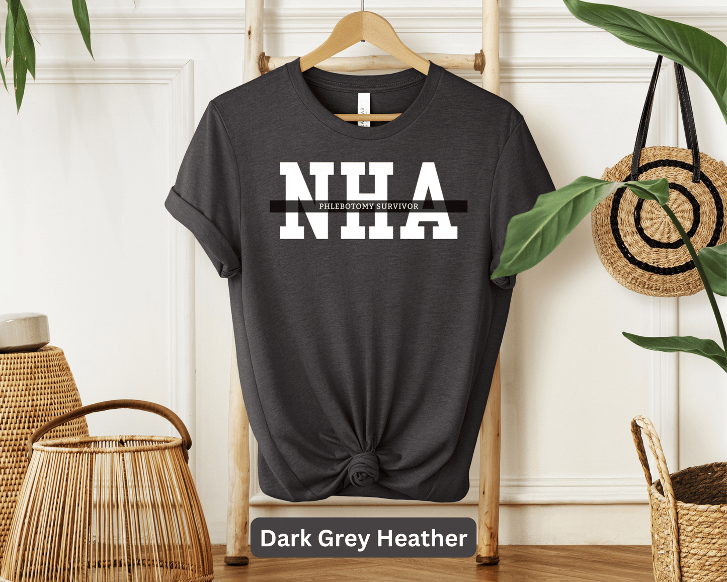 NHA Survivor T-Shirt | Nursing Home Administrator Exam Tee | Healthcare Management Success | Long-Term Care Leader Gift | Facility Director