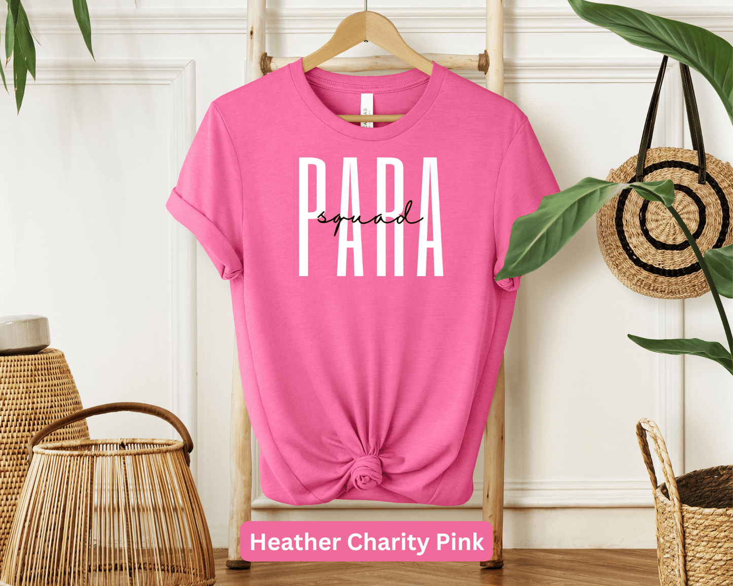 Para Squad T-Shirt: Paraprofessional Team Tee, Classroom Assistants Shirt, Education Support Top, School Staff Unity Apparel, Teachers Aide