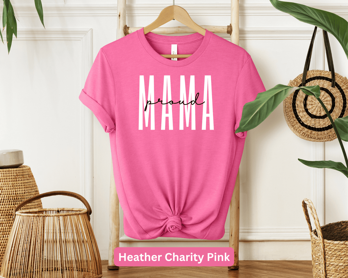 Proud Mama: Motherhood Love Tee, Mom Life Shirt, Family Proud Top, Parenting Joy Apparel, Celebrating Moms Gear