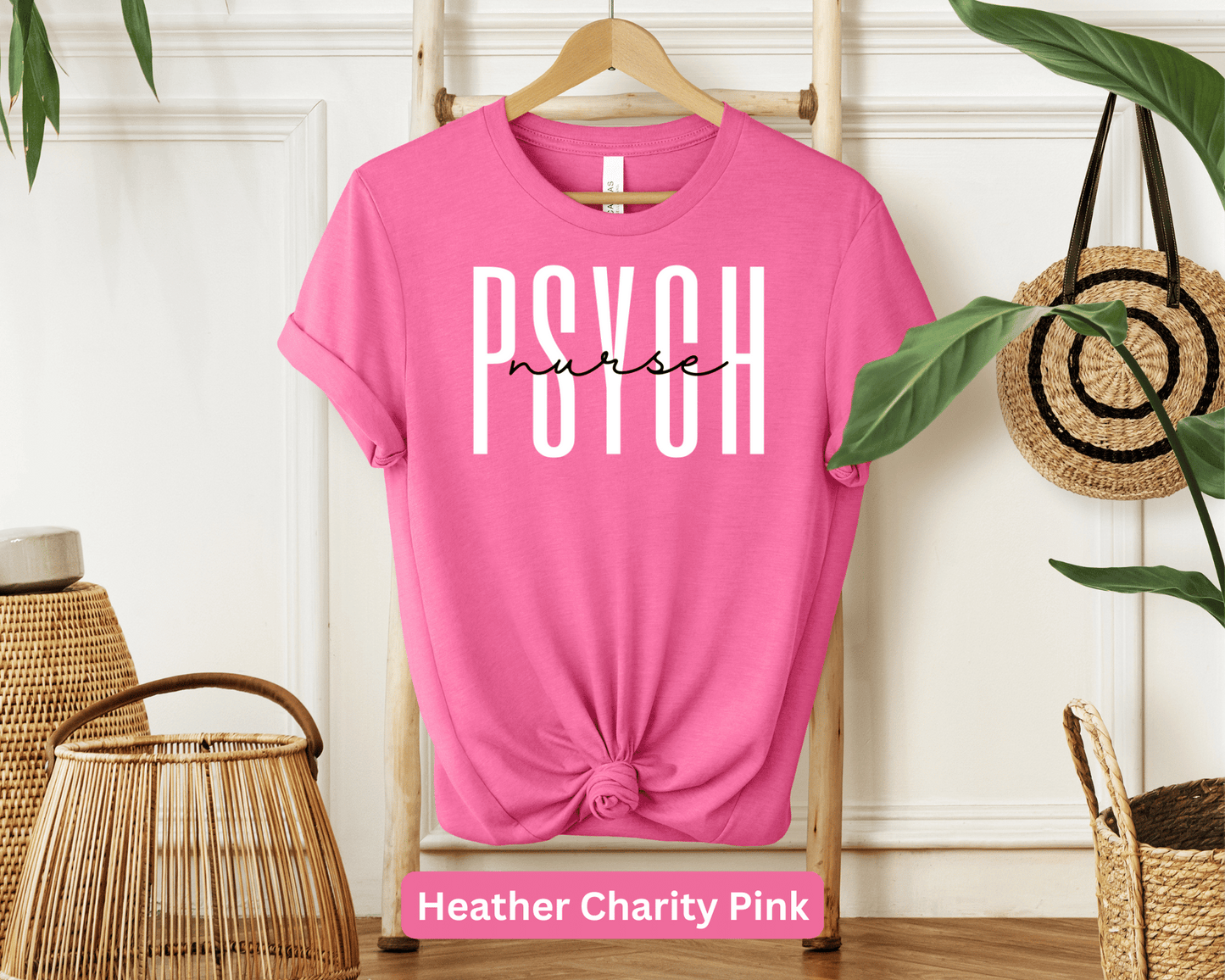 Psych Nurse T-Shirt: Psychiatric Nursing Tee, Mental Health Nurse Top, Healthcare Professional Apparel, Psych Ward Staff Gear, Nurse Support