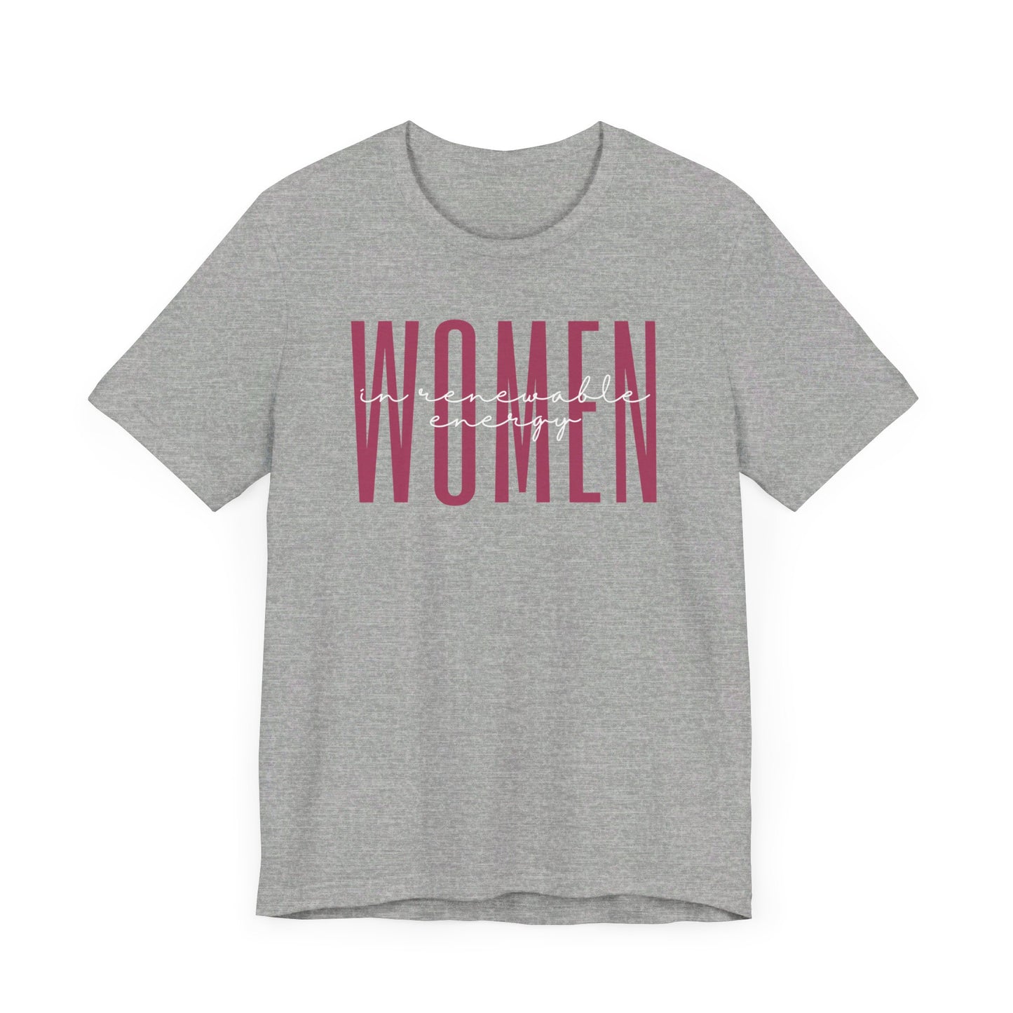 Empowering Women in Renewable Energy T-Shirt - Inspirational Gift for Female Energy Professionals, Engineers, and Eco-Warriors