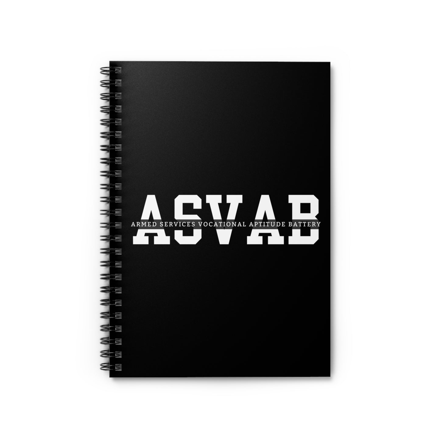 ASVAB Prep Notebook - Armed Services Vocational Aptitude Battery Study Journal