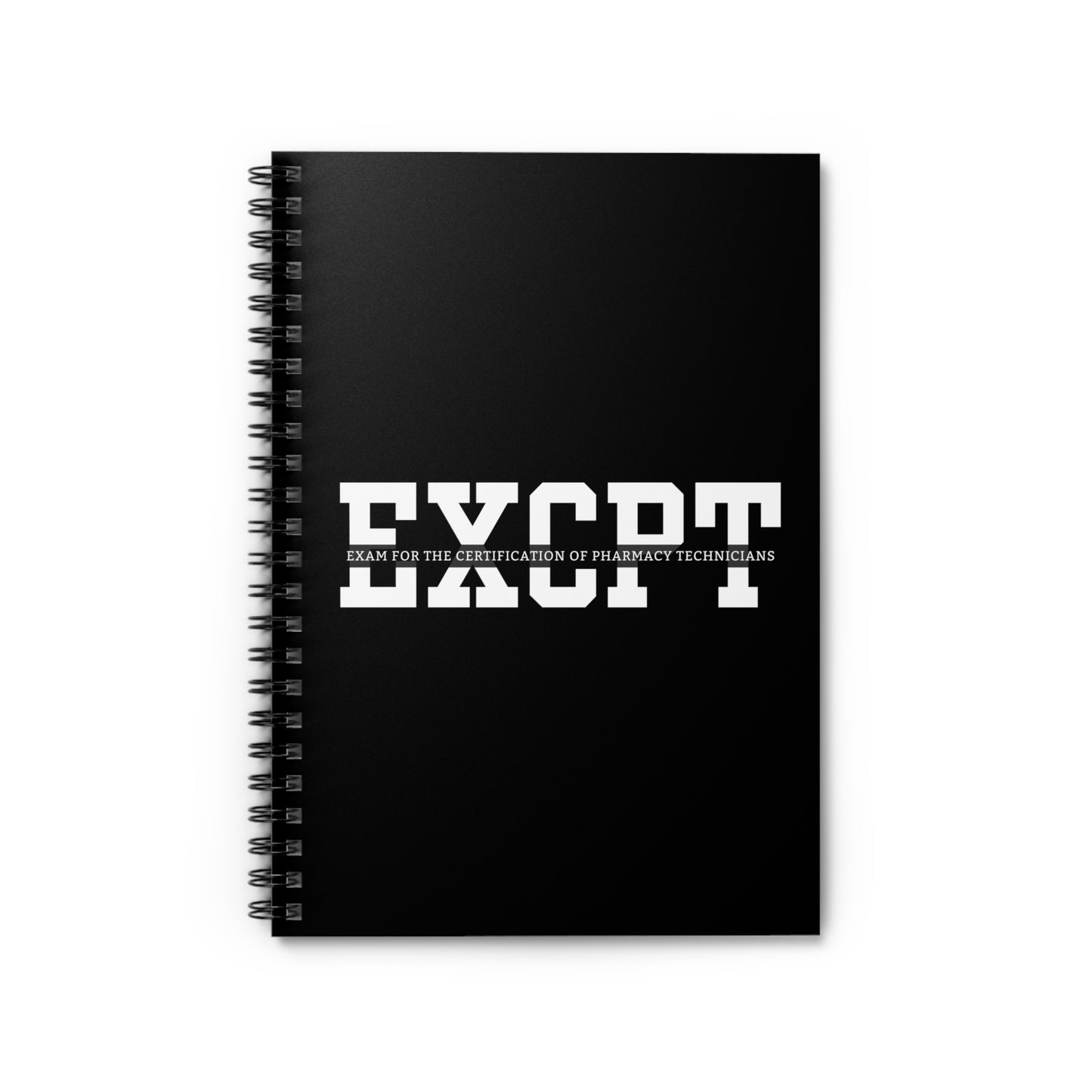 ExCPT Exam Prep Notebook - Pharmacy Technician Certification Study Journal, Ruled Line