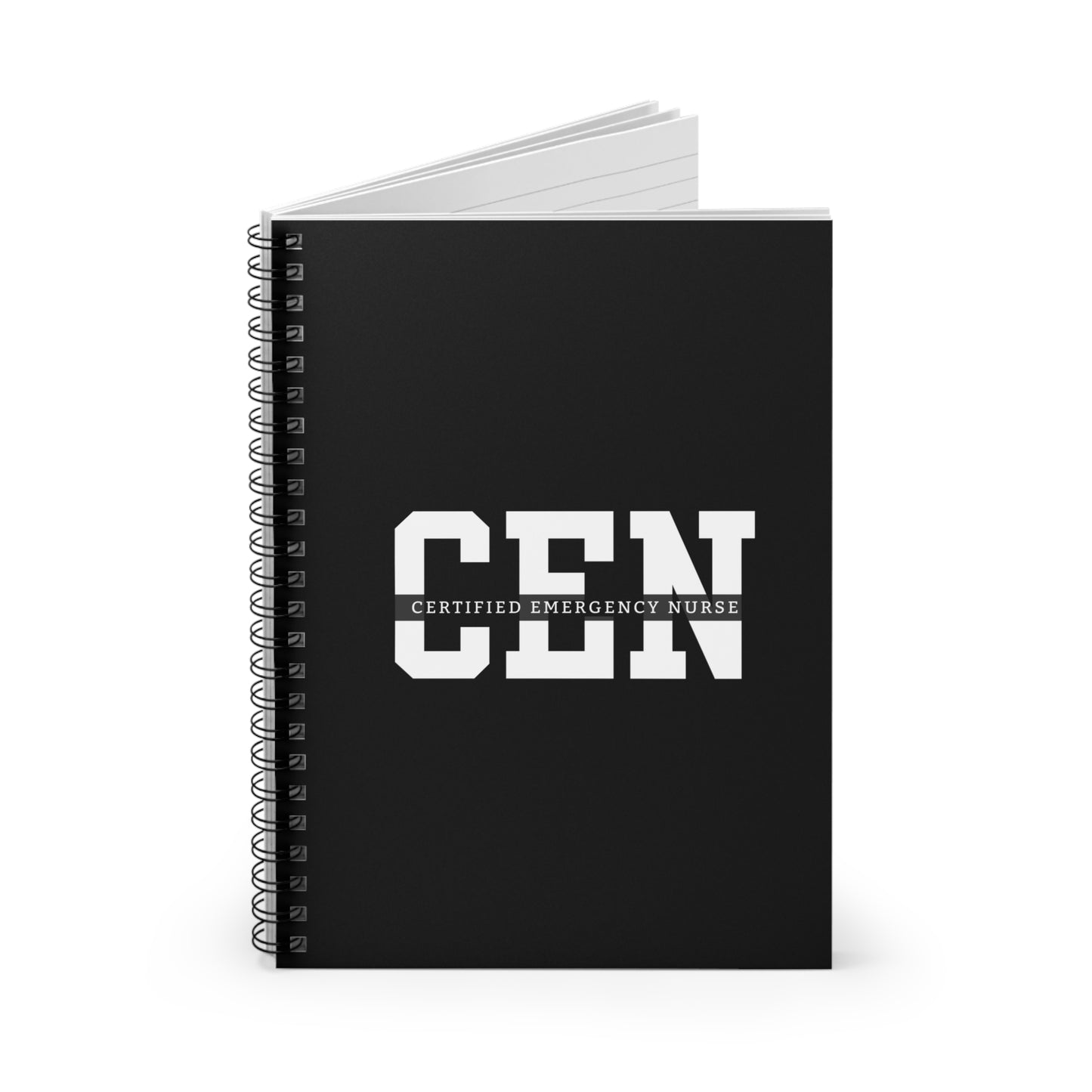 CEN Exam Prep Notebook - Certified Emergency Nurse Ruled Line Study Journal