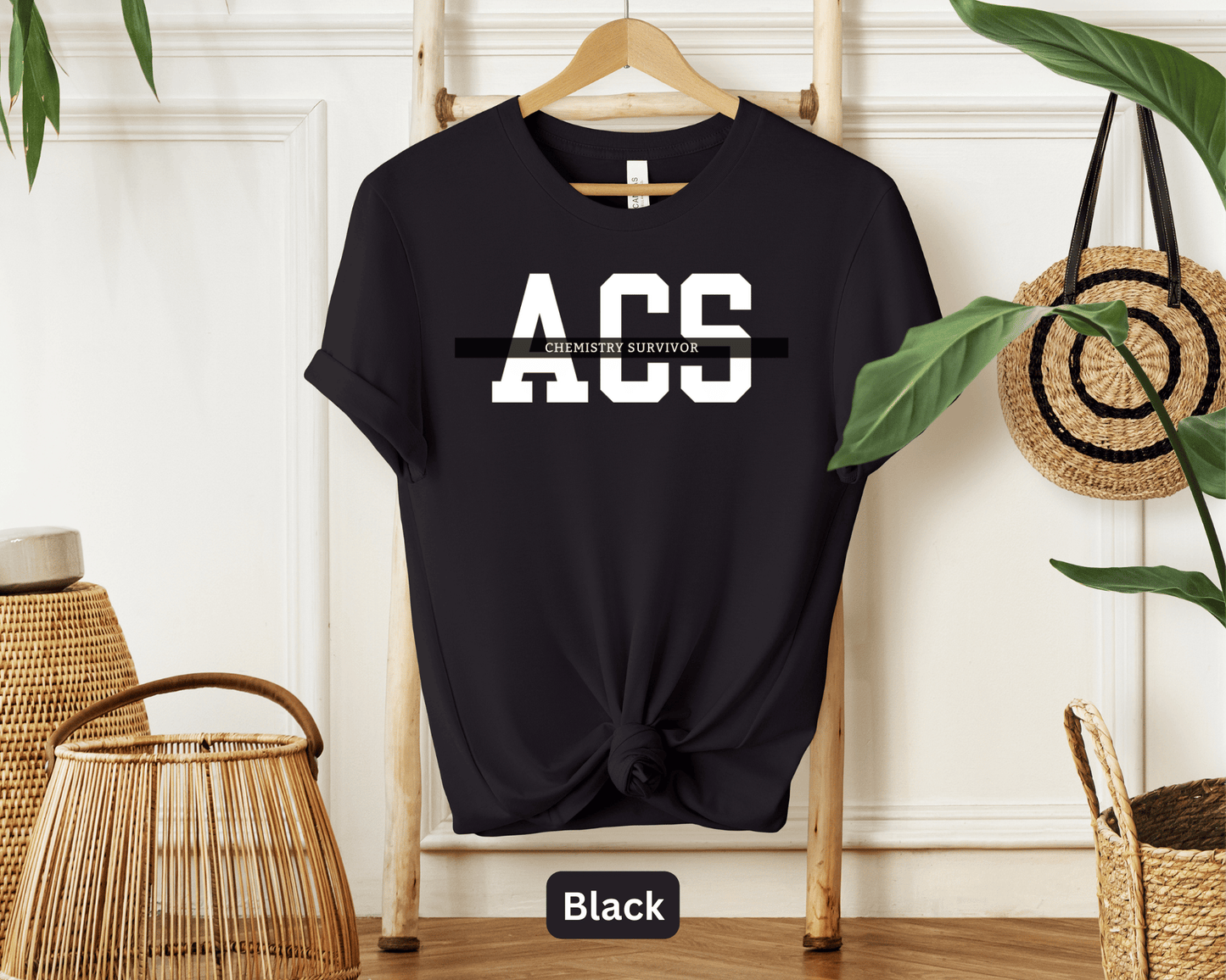 ACS Chemistry Survivor T-Shirt | American Chemical Society Exam Tee | Chemist Certification Success | Chemistry Major | Lab Scientist Gift