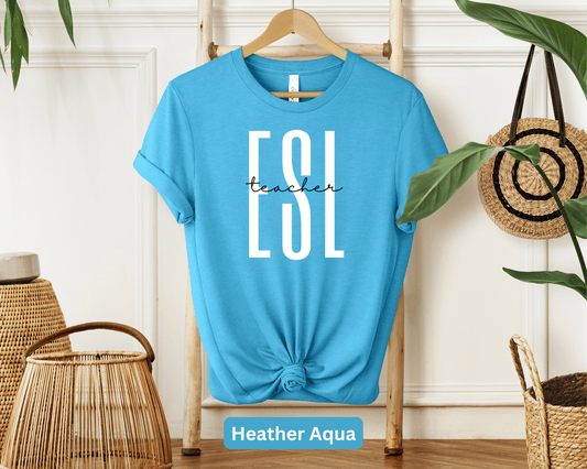 ESL Teacher T-Shirt: Language Educator Shirt, Bilingual Teaching Tee, ELL Instructor, Language Development, Student Support, Language Mentor