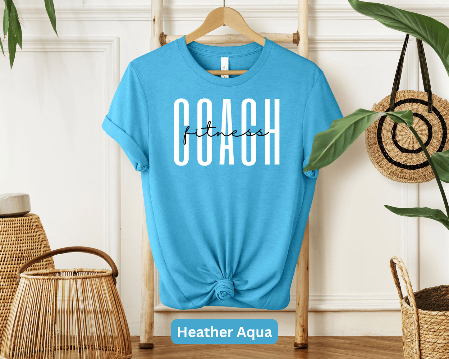 Fitness Coach T-Shirt: Personal Trainer Top, Gym Instructor Tee, Workout Guide Apparel, Fitness Expert Wear, Athletic Training, Coach Gift