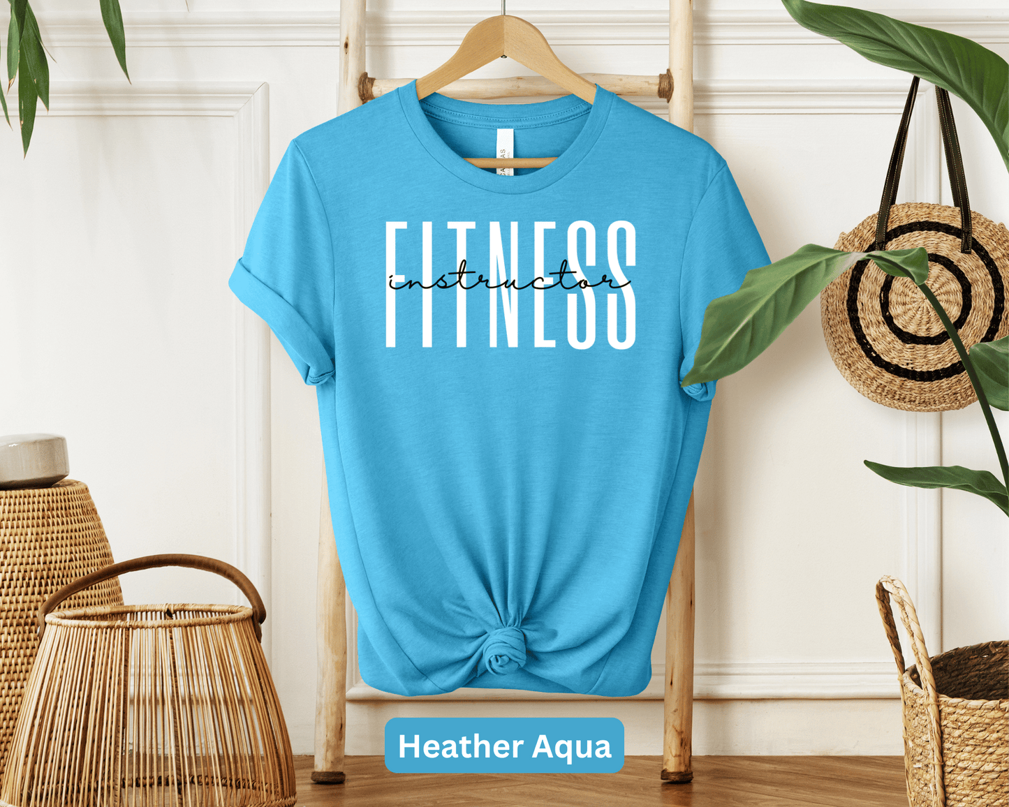 Fitness Instructor T-Shirt: Personal Trainer Tee, Workout Coach Shirt, Gym Leader Apparel, Health Motivator Gear