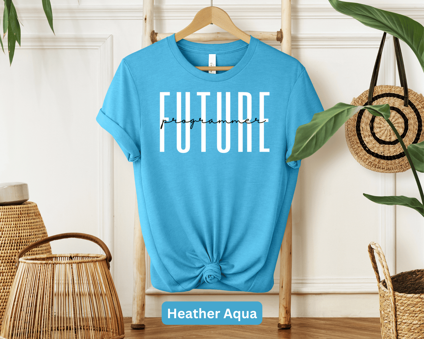 Future Programmer: Aspiring Developer Tee, Learn Coding Shirt, Tech Enthusiast Top, Software Engineering Apparel, Coding Journey Gear