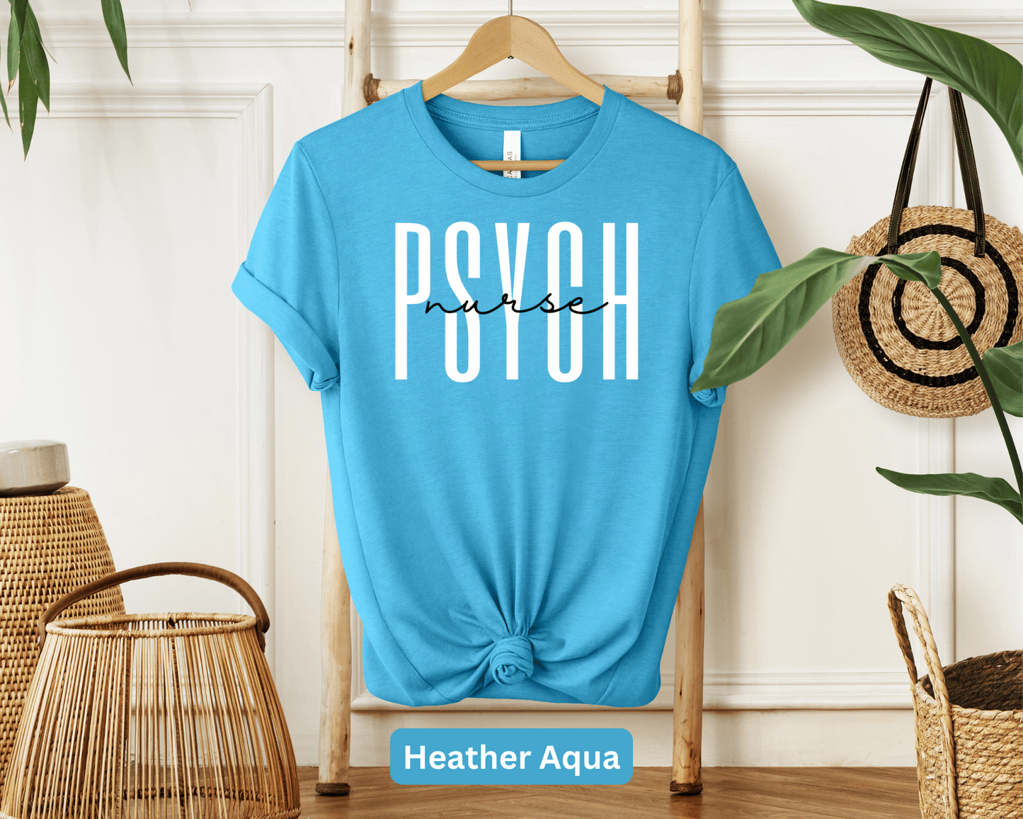 Psych Nurse T-Shirt: Psychiatric Nursing Tee, Mental Health Nurse Top, Healthcare Professional Apparel, Psych Ward Staff Gear, Nurse Support