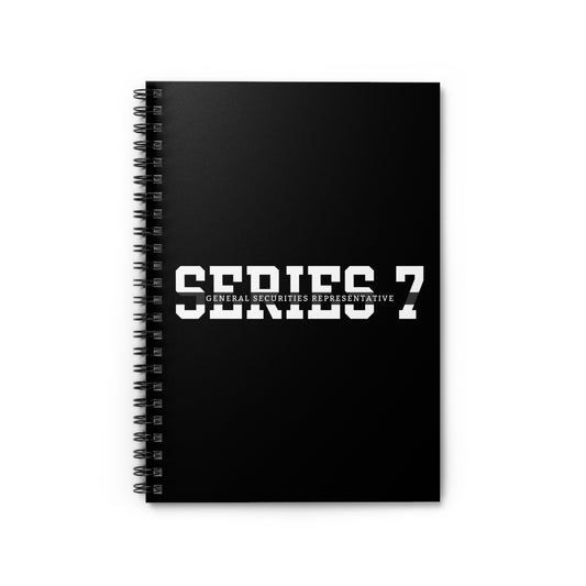 Series 7 Exam Prep Notebook - General Securities Representative Study Journal, Ruled Line