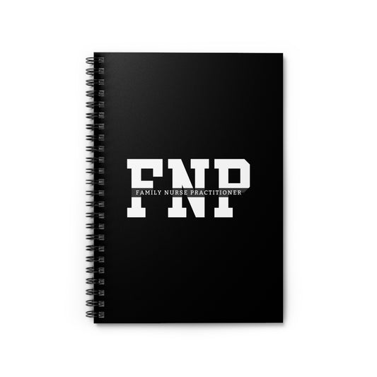 FNP Exam Study Notebook - Family Nurse Practitioner Ruled Line Prep Journal