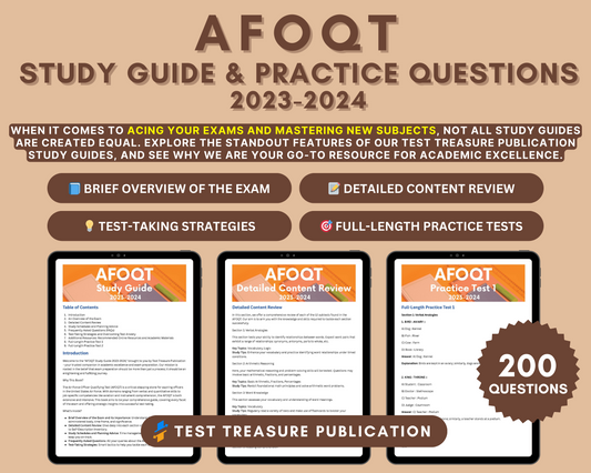 AFOQT Exam Study Guide 2023-2024: Complete Air Force Officer Qualifying Test Prep with Practice Tests & Exam Strategies