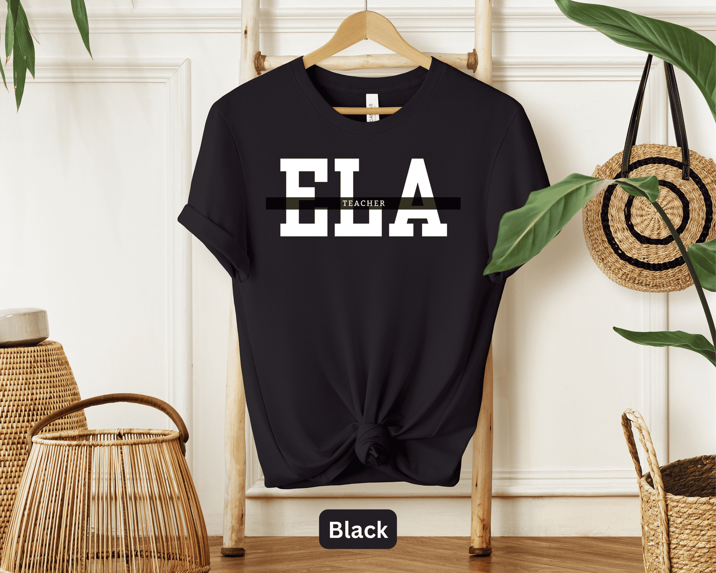 ELA Teacher T-Shirt: English Language Arts Shirt, Literary Educator Top, Reading Specialist Shirt, Grammar Guru Apparel