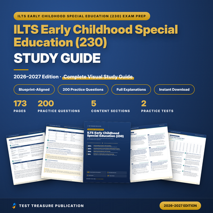 ILTS Early Childhood Special Education (230) Study Guide 2026–2027 | Illinois ECSE Teacher Exam Prep, Illustrated, 200 Practice Questions