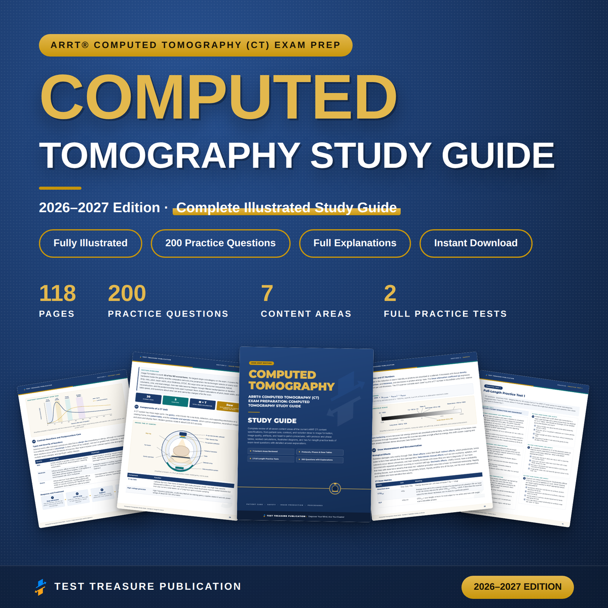 Computed Tomography Study Guide 2026–2027 | 200 Practice Questions