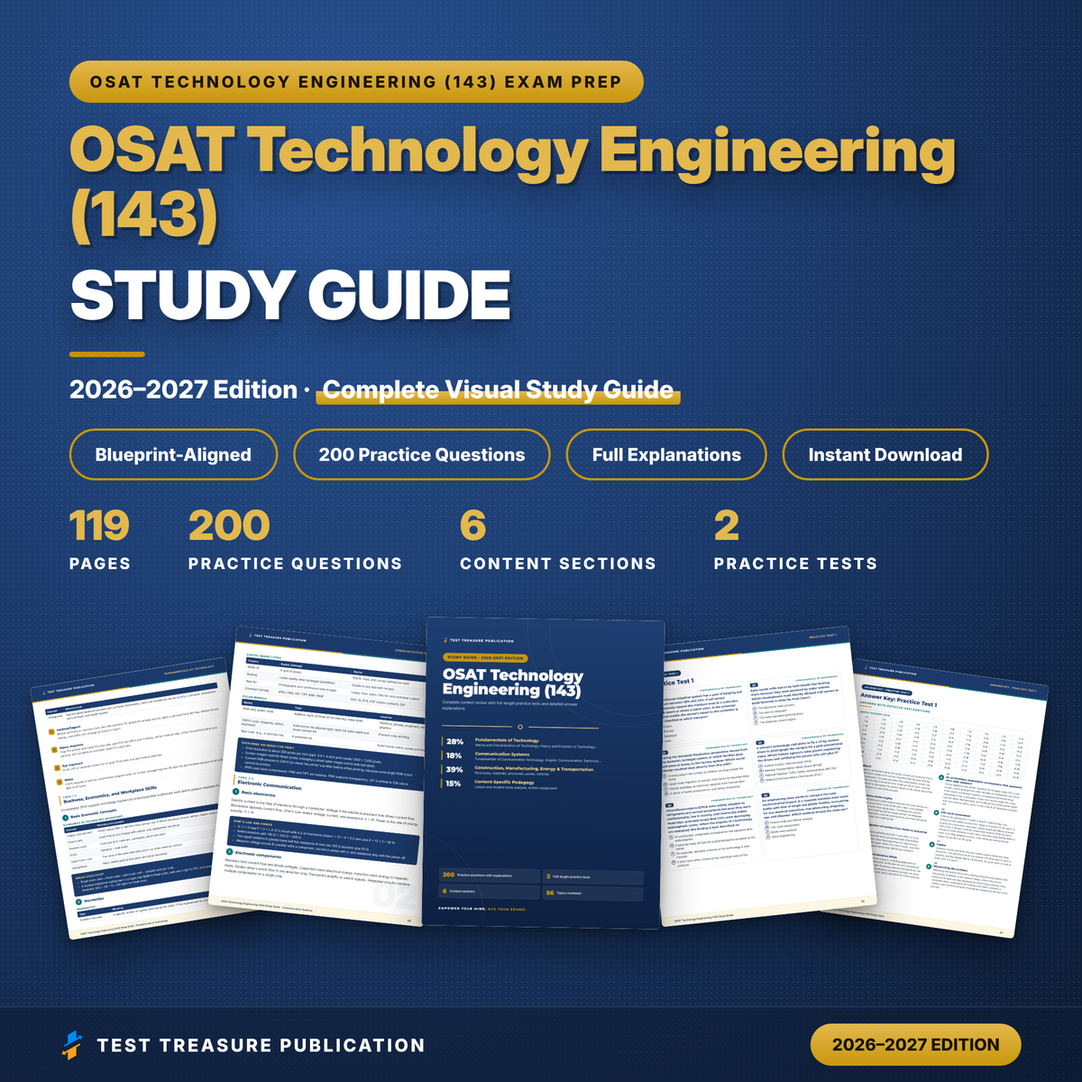 OSAT Technology Engineering 143 Study Guide 2026–2027 | Oklahoma Technology & Engineering Teacher Certification Exam Prep