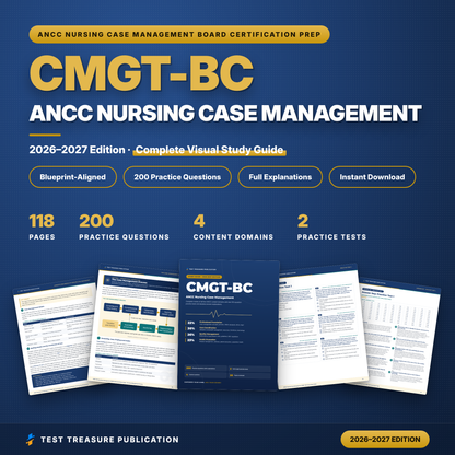 ANCC Nursing Case Management CMGT-BC Exam Study Guide 2026–2027 | Case Management Nurse Certification Prep, 200 Practice Questions