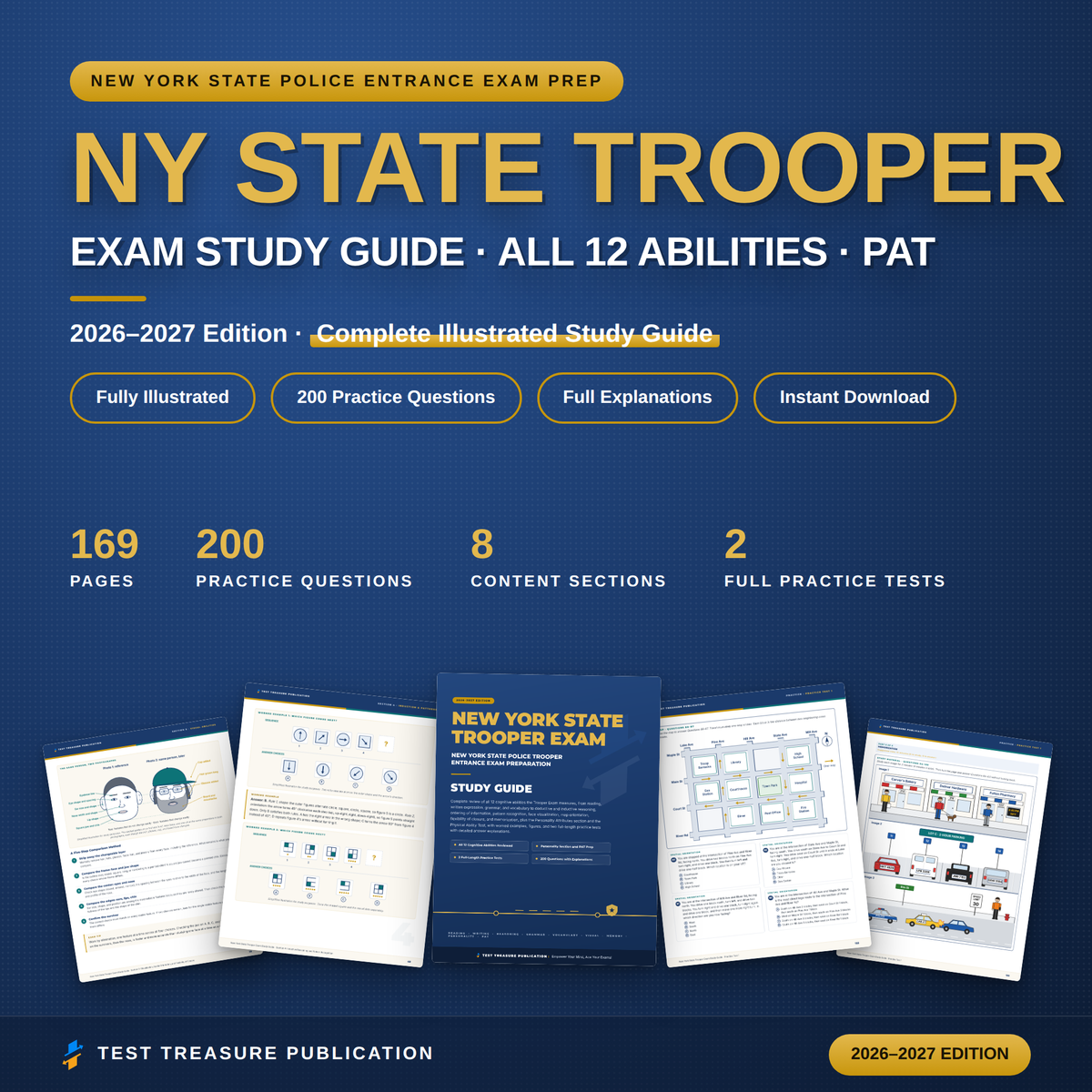 New York State Trooper Study Guide 2026–2027 | 200 Practice Questions