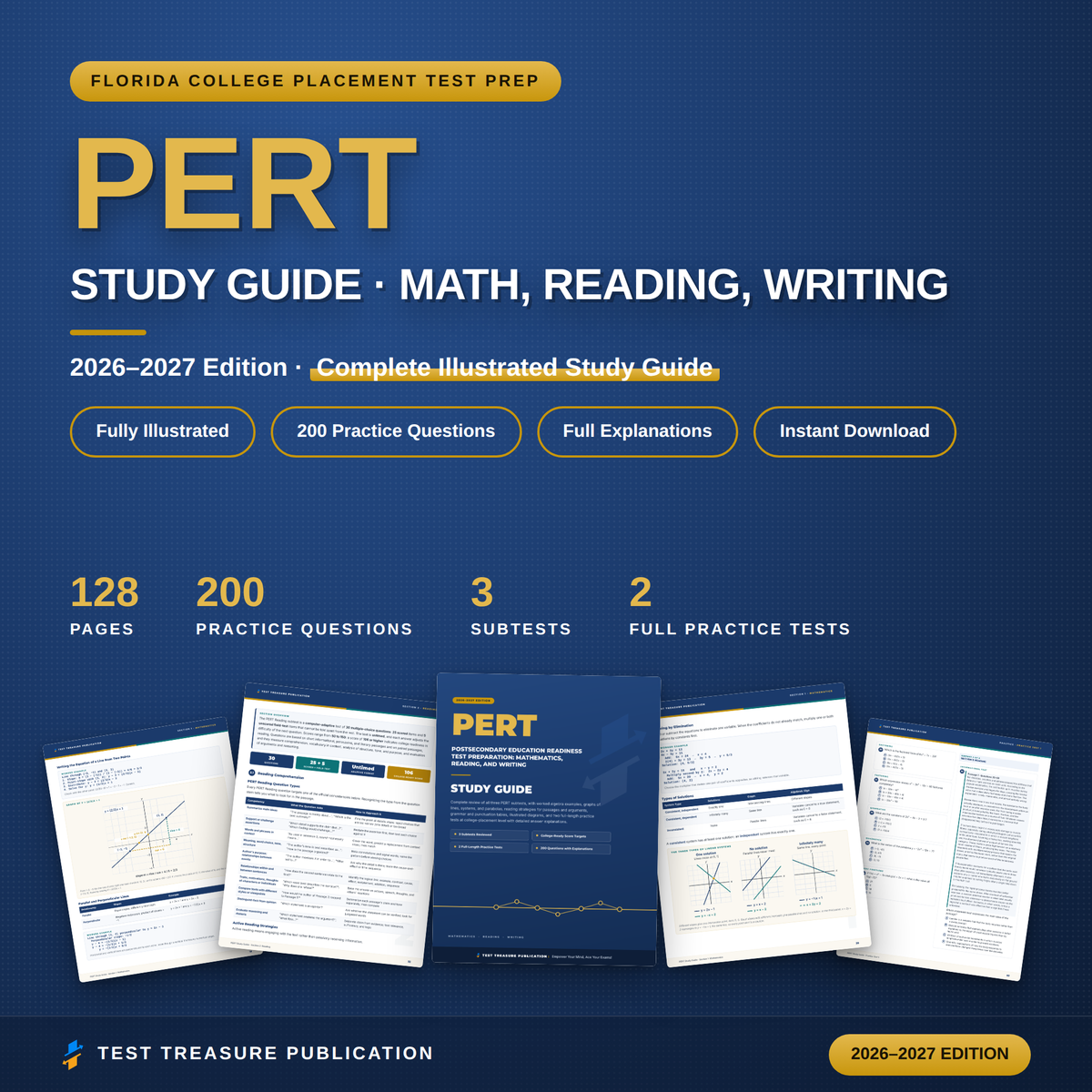PERT Study Guide 2026–2027 — Redesigned Illustrated Edition | 200 Practice Questions
