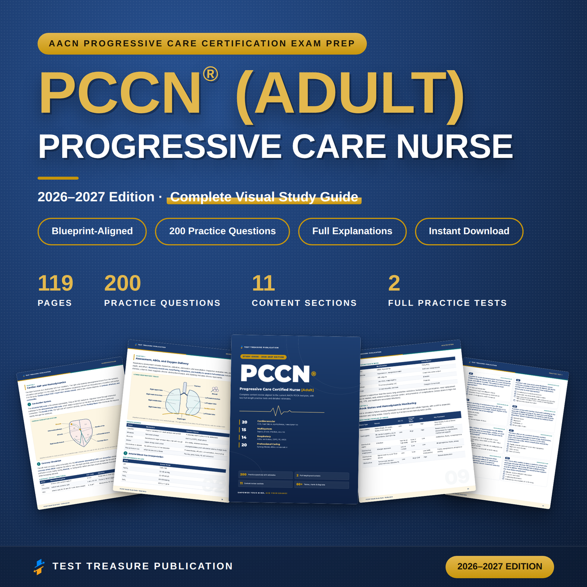 PCCN Progressive Care Nursing Study Guide 2026–2027 | 200 Practice Questions