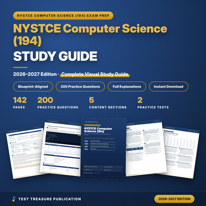 NYSTCE Computer Science (194) Study Guide 2026–2027 | New York Computer Science Teacher Certification Exam Prep