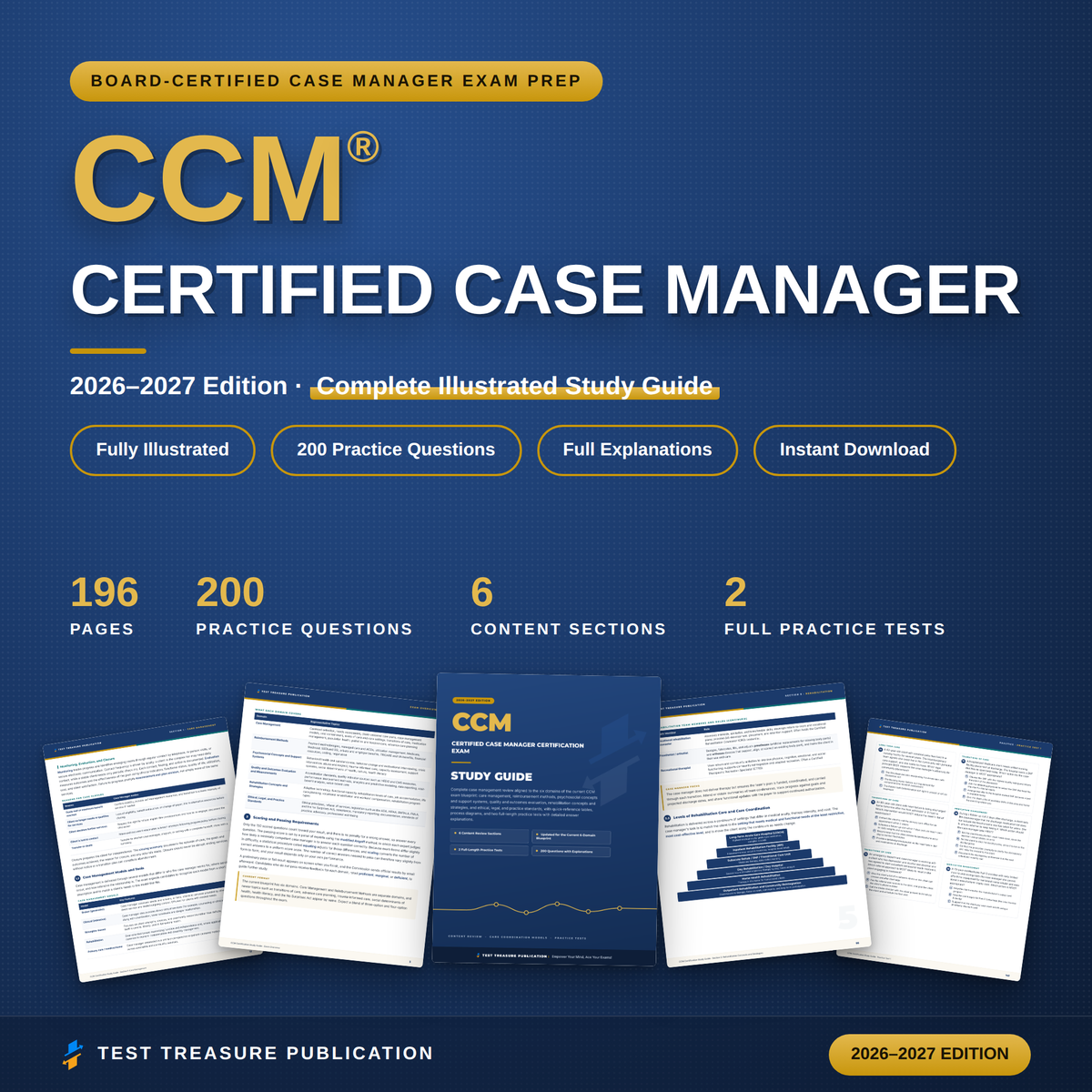 CCM Study Guide 2026–2027 — Redesigned Illustrated Edition | 200 Practice Questions
