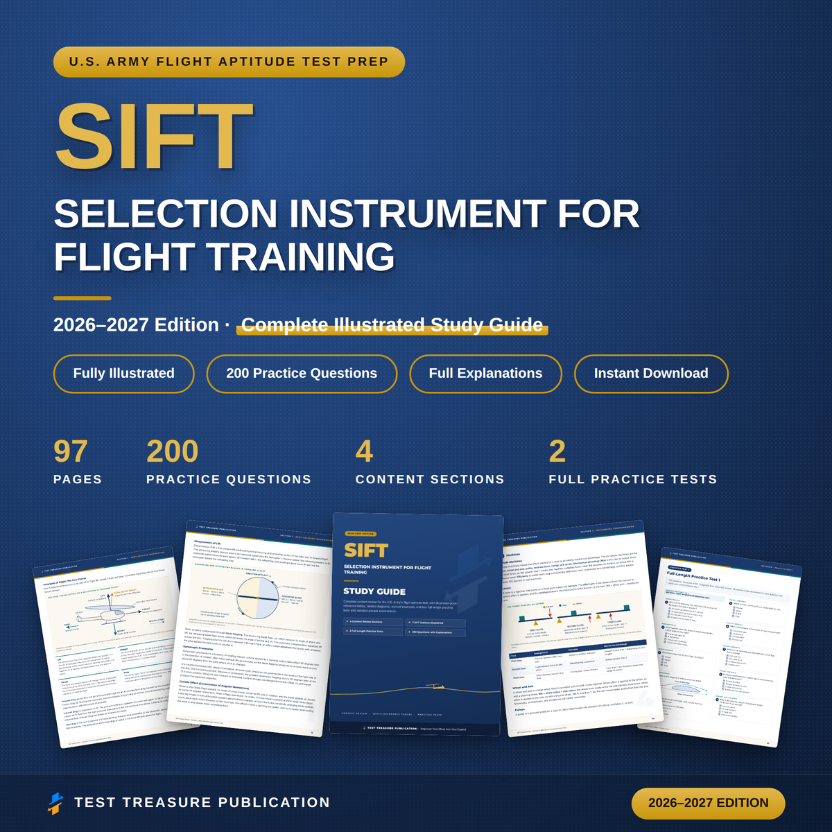 SIFT Study Guide 2026–2027 — Redesigned Illustrated Edition | 200 Practice Questions