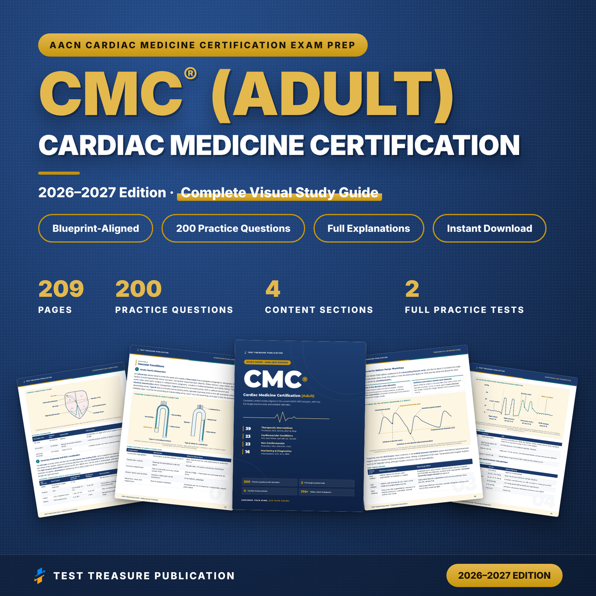 CMC Cardiac Medicine Certification Study Guide 2026–2027 | 200 Practice Questions