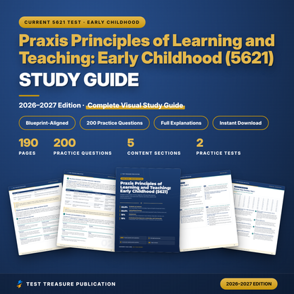 Praxis PLT Early Childhood (5621) Study Guide 2026–2027 | Principles of Learning and Teaching Exam Prep + 2 Practice Tests